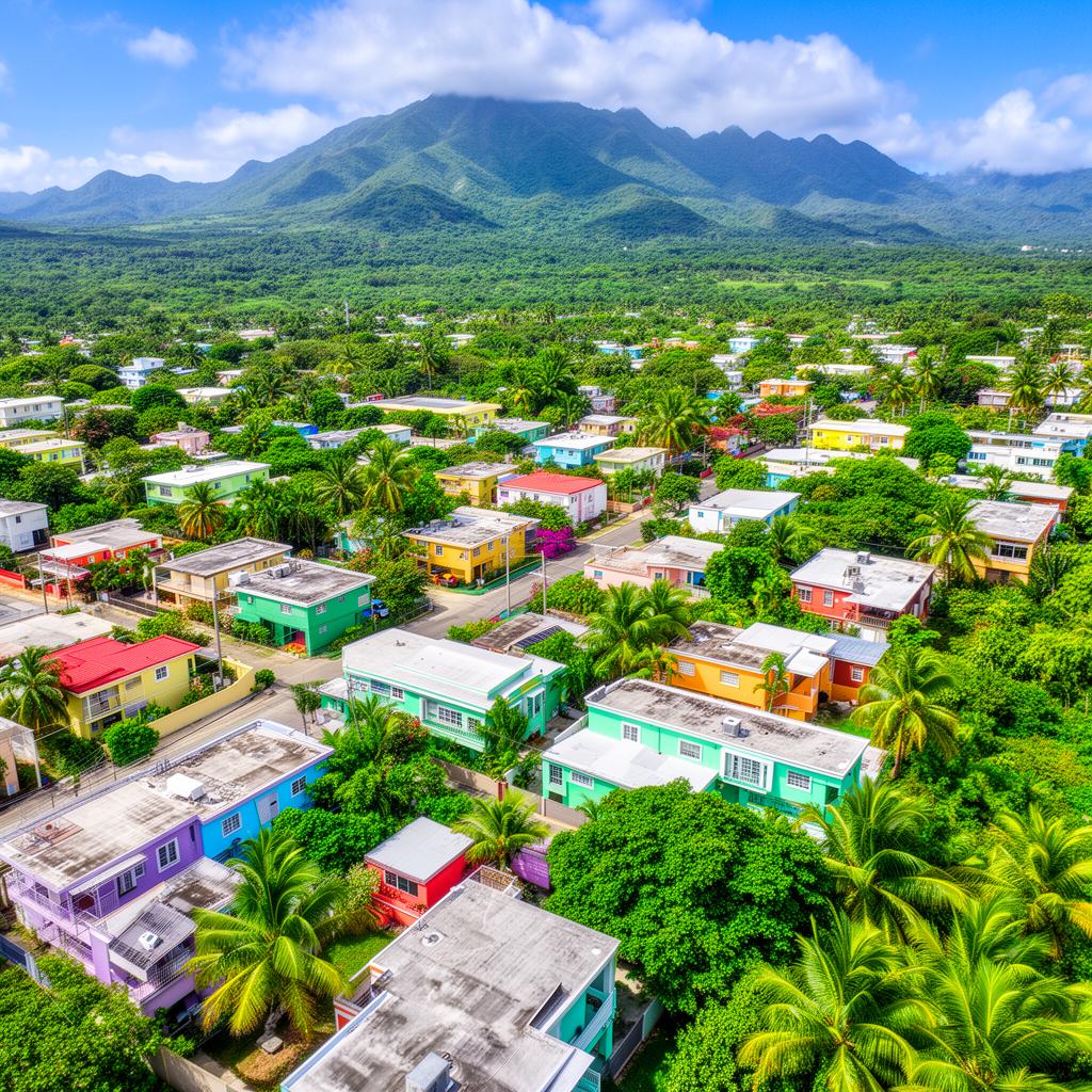 Vecindario en Puerto Rico